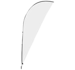 Sharkfin or Teardrop Banner 3m